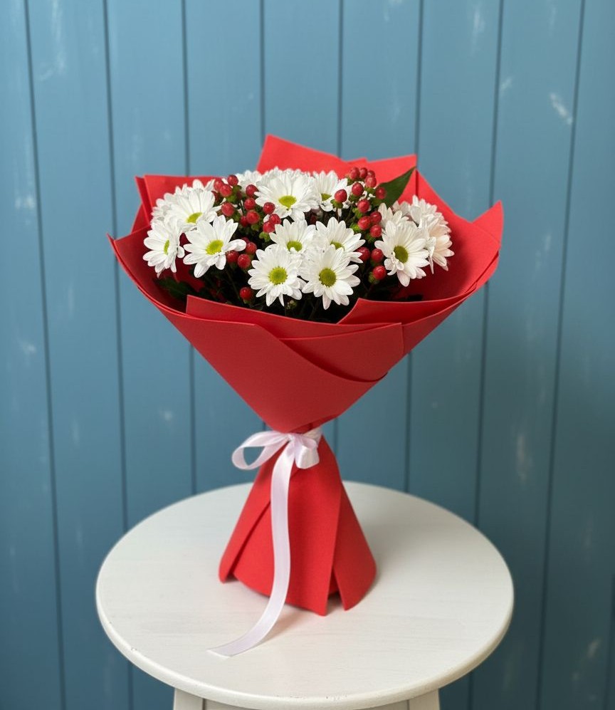 Букет цветов из: Хризантемы в Грэсовском