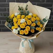 Букет цветов из:  Розы в Грэсовском