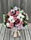 Букет цветов из: Альстромерии, Гвоздики, Розы и Хризантемы в Грэсовском