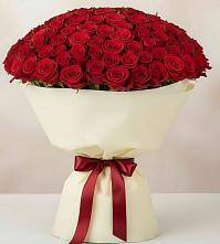 Букет 101 Красная роза Милано в Грэсовском