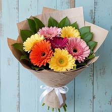 Букет цветов из:  Герберы #REPLACE_PRED# Грэсовском
