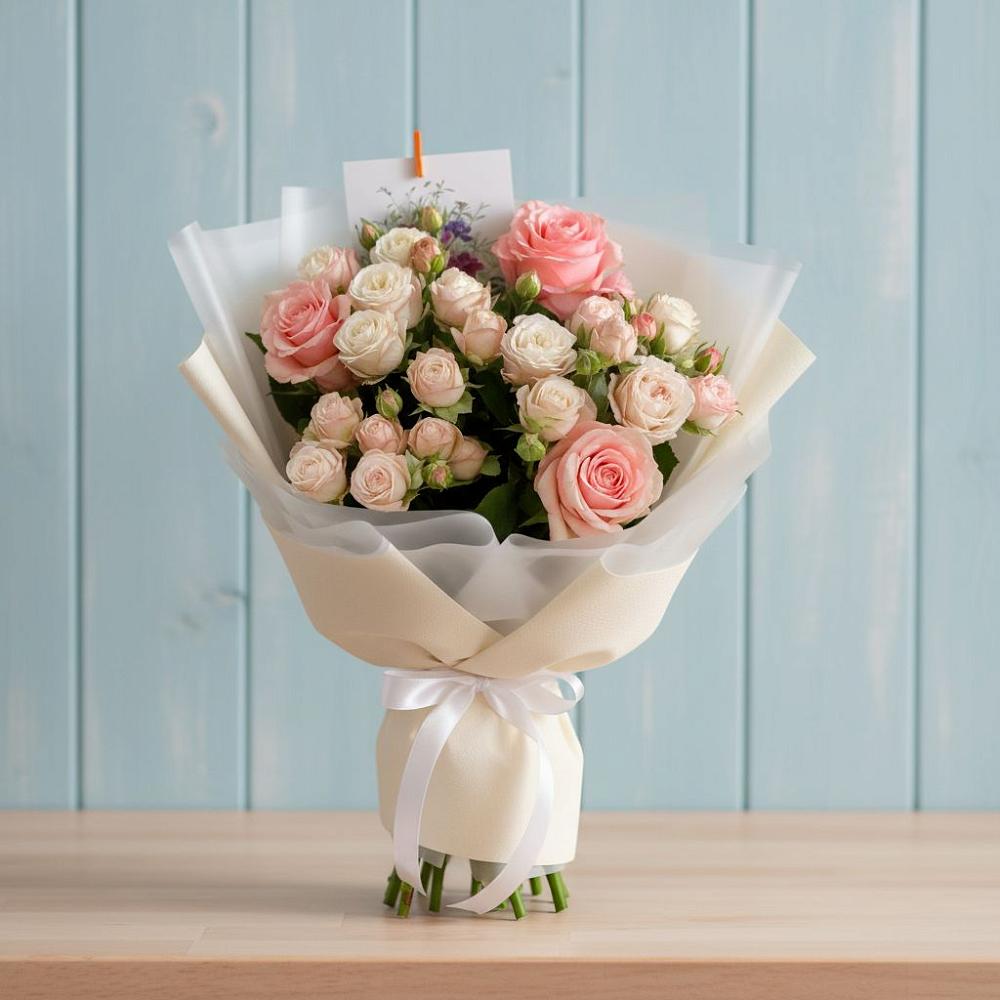 Букет цветов из: Розы в Грэсовском