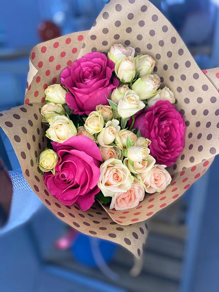 Букет цветов из: Розы в Грэсовском