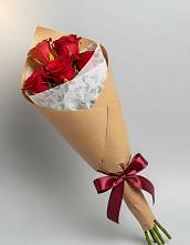 Букет цветов из:  Розы в Грэсовском