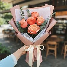 Букет цветов из:  Розы в Грэсовском