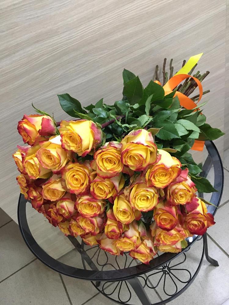 Букет Желтые розы в Грэсовском