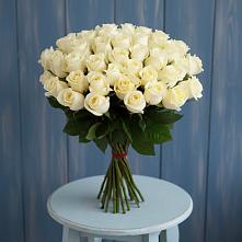 Букет 51 Белая роза Эдлесс Лав #REPLACE_PRED# Грэсовском