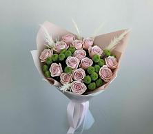 Букет цветов из:  Розы и Хризантемы в Грэсовском