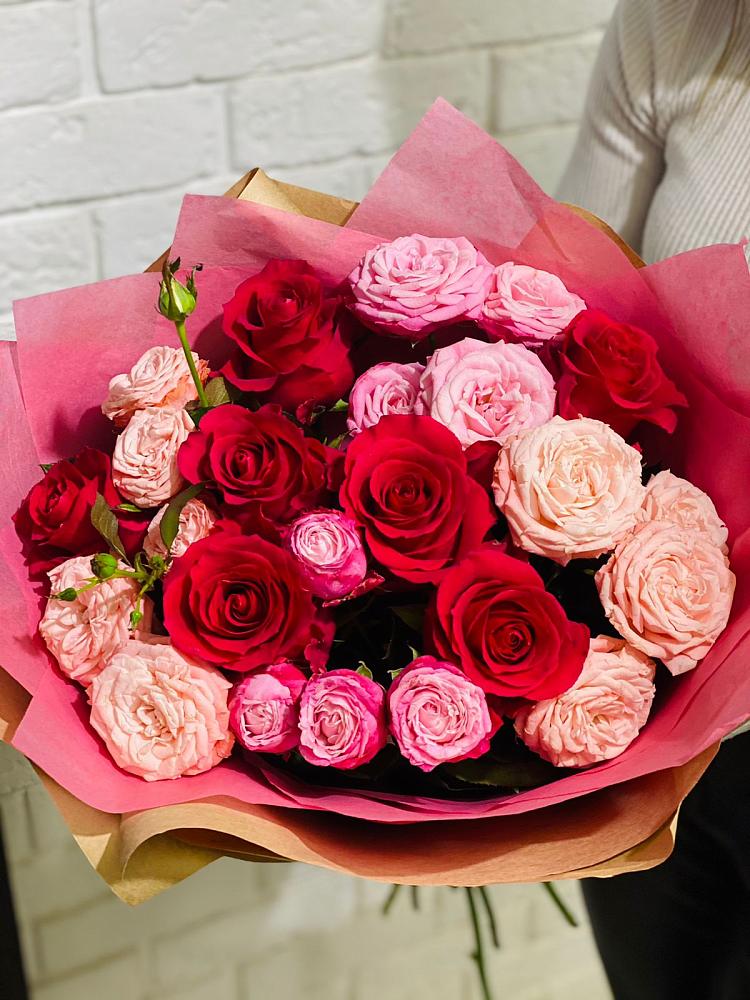 Букет цветов из: Розы в Грэсовском