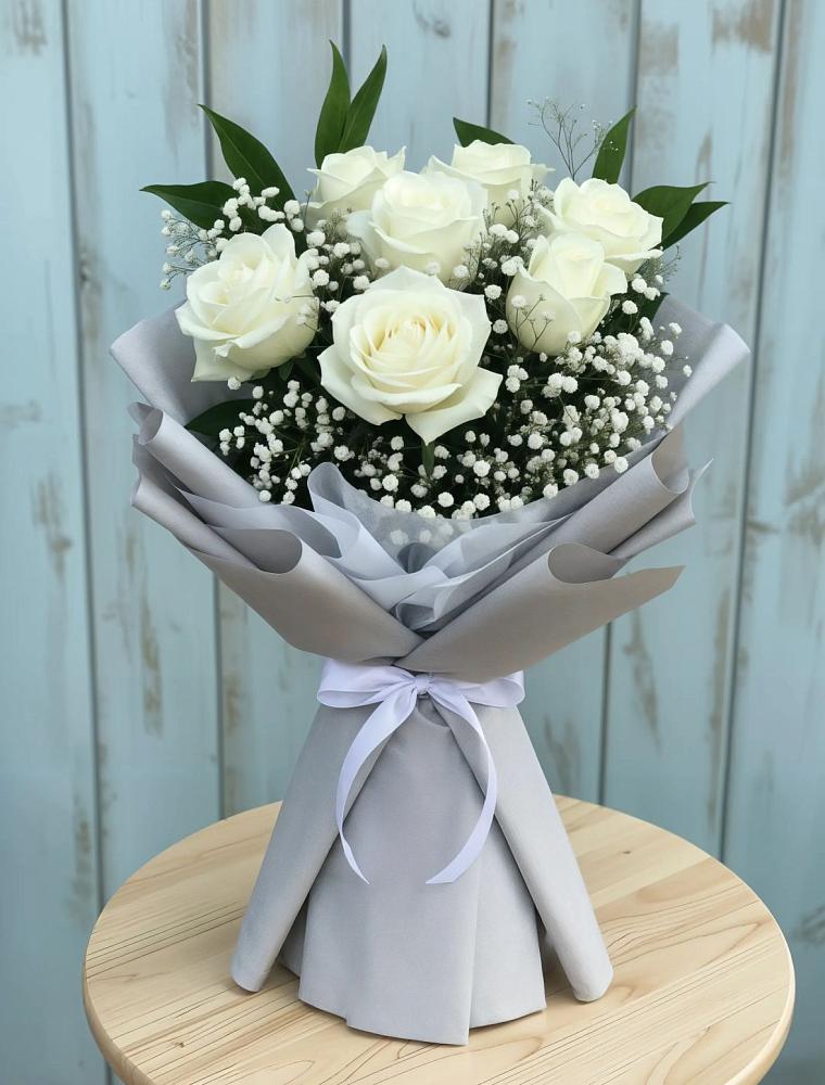 Букет цветов из: Розы в Грэсовском