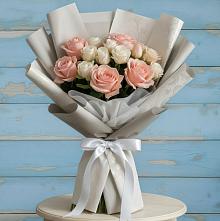 Букет цветов из:  Розы в Грэсовском