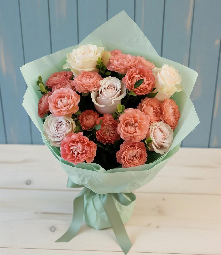 Букет цветов из: Розы в Грэсовском