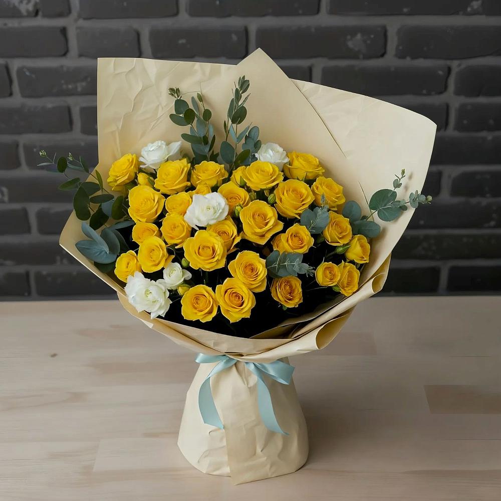 Букет цветов из: Розы в Грэсовском