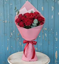 Букет цветов из:  Розы в Грэсовском