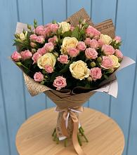 Букет цветов из:  Розы в Грэсовском