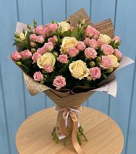 Букет цветов из:  Розы в Грэсовском