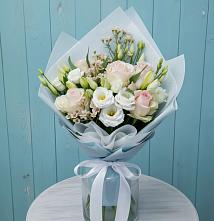 Букет цветов из:  Розы и Лизиантусы #REPLACE_PRED# Грэсовском