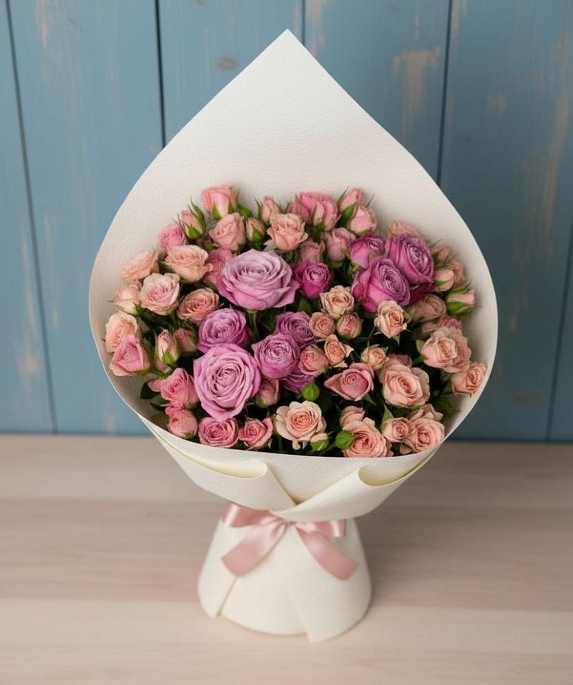 Букет цветов из: Розы в Грэсовском