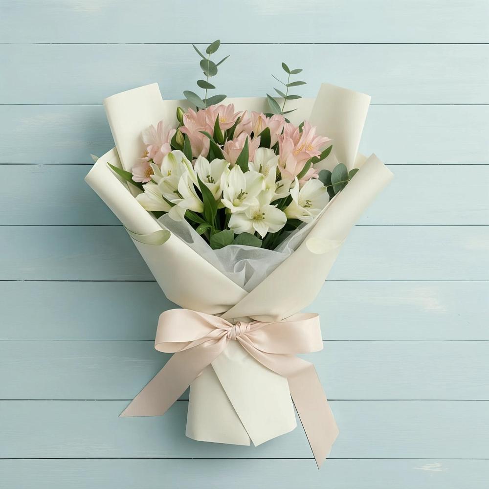 Букет цветов из: Альстромерии в Грэсовском