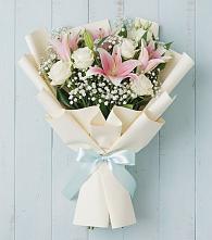 Букет цветов из:  Лилии в Грэсовском