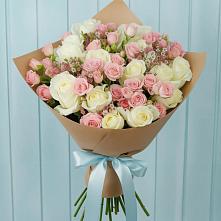 Букет цветов из:  Розы в Грэсовском