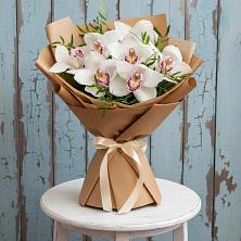 Букет цветов из:  Орхидеи и Розы в Грэсовском